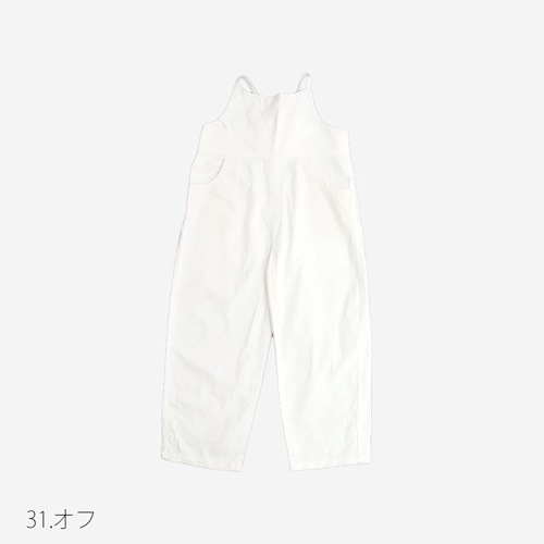 【予約】NARU(ナル) 8ozムラデニム ノッポサロペット 661800