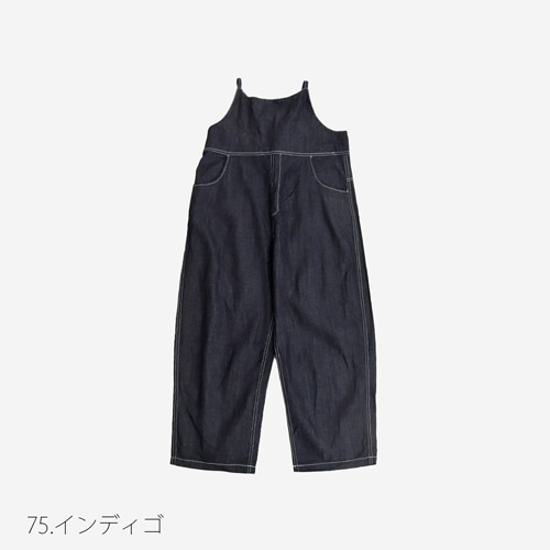 【予約】NARU(ナル) 8ozムラデニム ノッポサロペット 661800