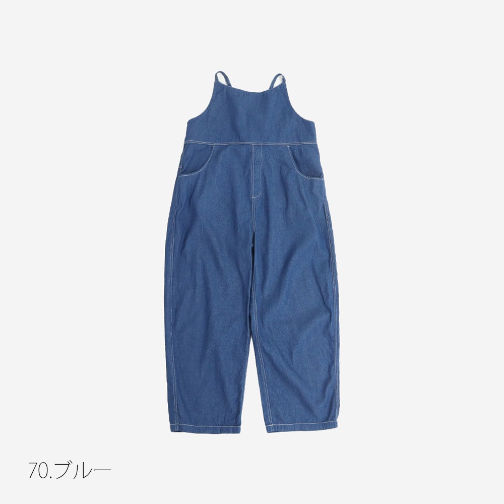 【予約】NARU(ナル) 8ozムラデニム ノッポサロペット 661800