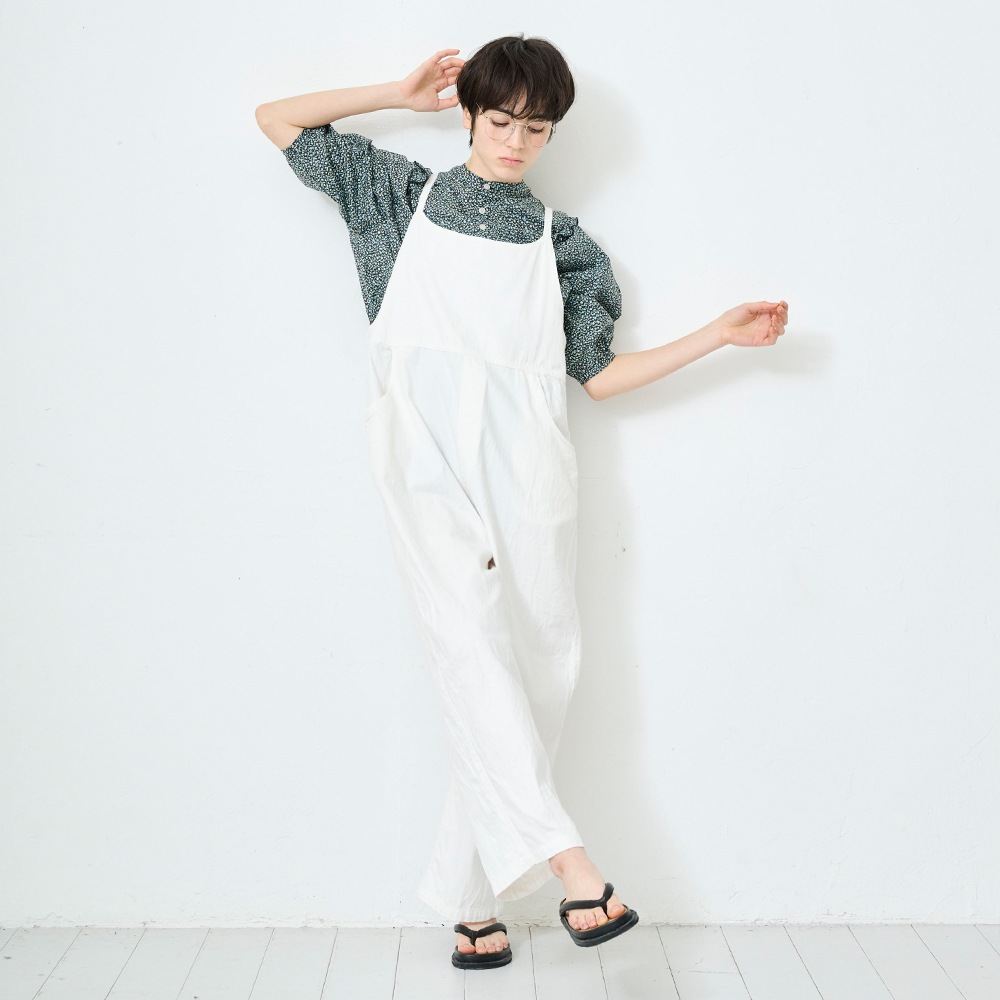 【予約】NARU(ナル) 8ozムラデニム ノッポサロペット 661800