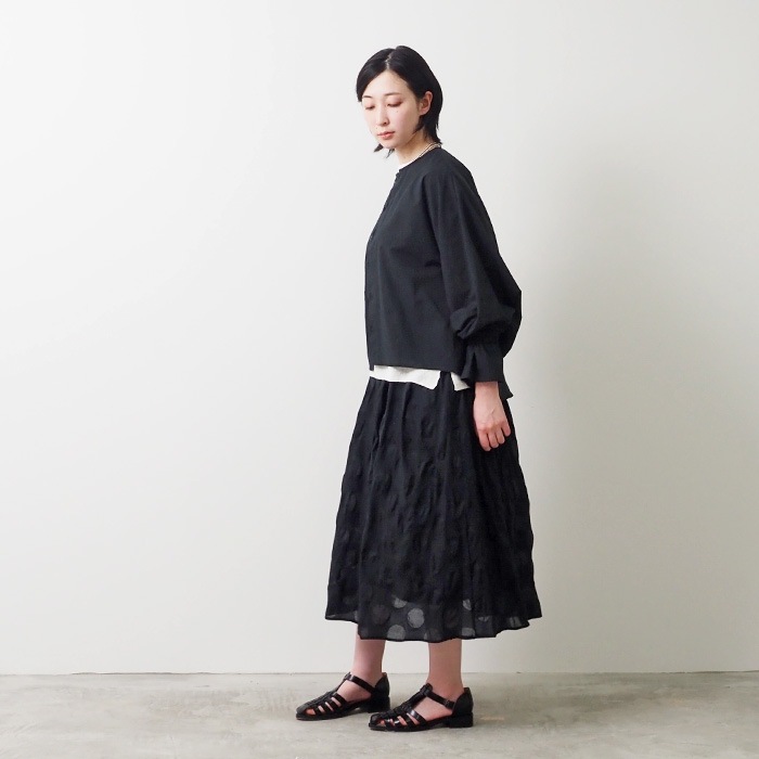 NARU(ナル) 60ふんわりローン キャンディースリーブブラウス 654916