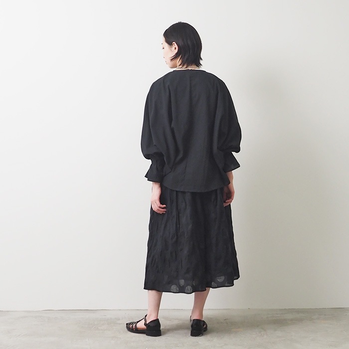 NARU(ナル) 60ふんわりローン キャンディースリーブブラウス 654916