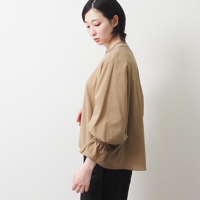 NARU(ナル) 60ふんわりローン キャンディースリーブブラウス 654916