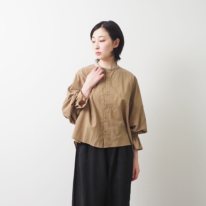 NARU(ナル) 60ふんわりローン キャンディースリーブブラウス 654916