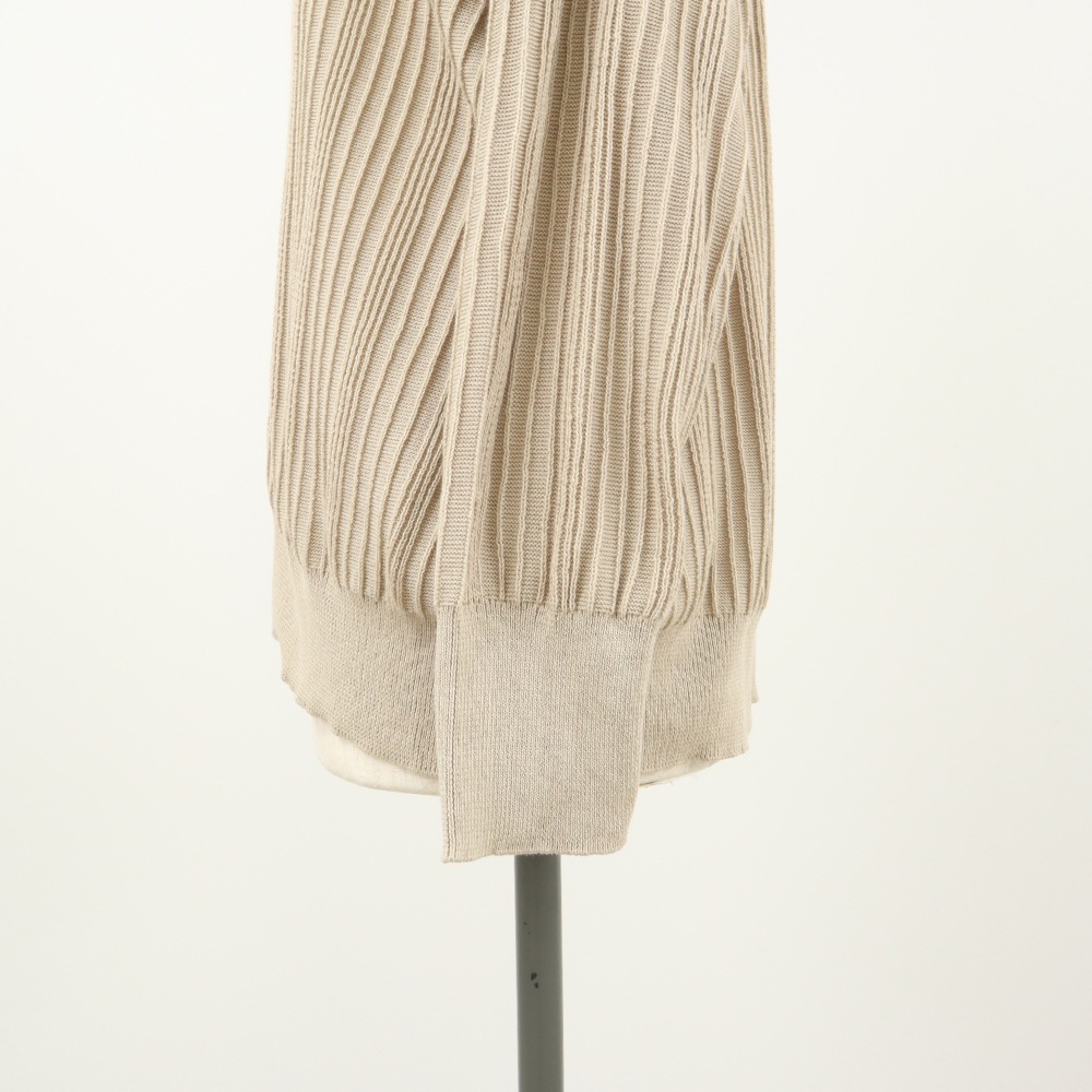 NARU(ナル) 綿コーマ　ワイドリブ　タートルネックセーター 650740