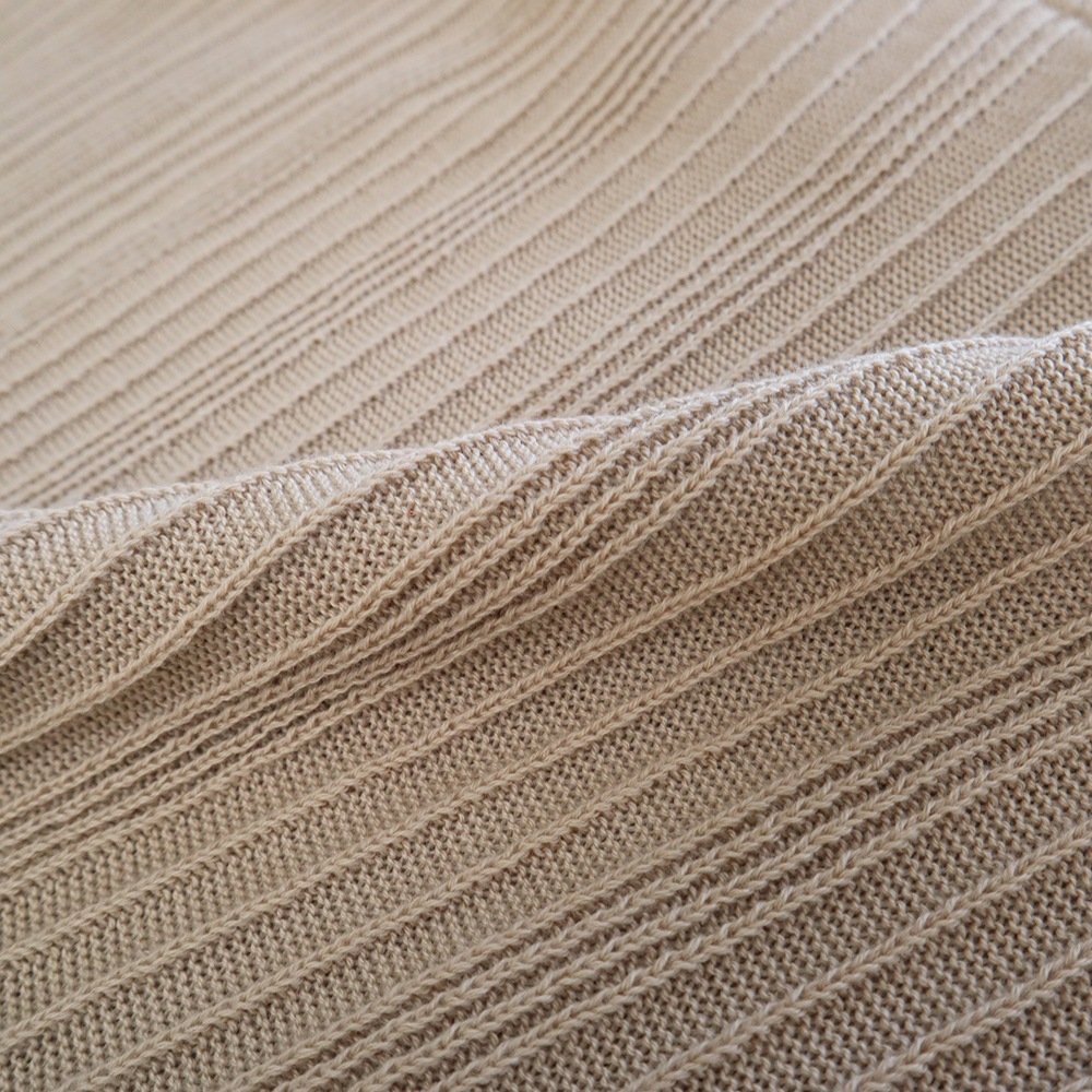 NARU(ナル) 綿コーマ　ワイドリブ　タートルネックセーター 650740