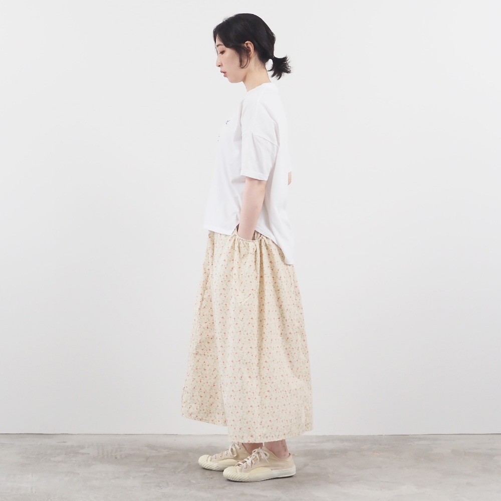 ＼まさかの数量オーバーで特別価格！／<br>ブロードBOTANICAL HARMONY ギャザースカート 663916