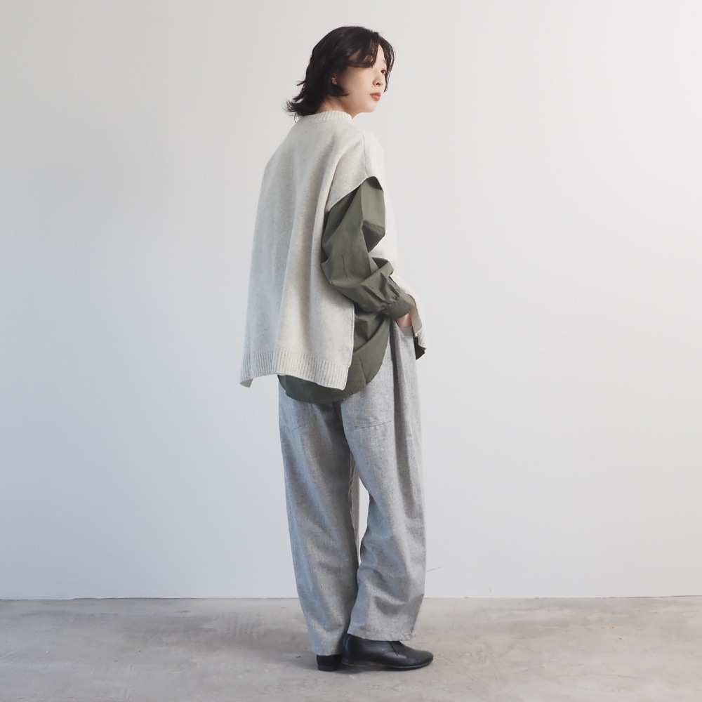 NARU(ナル) ウールリサイクルクロス ノッポパンツ 6569311