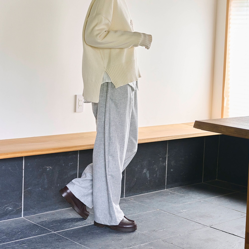 NARU(ナル) ウールリサイクルクロス ノッポパンツ 6569311BF