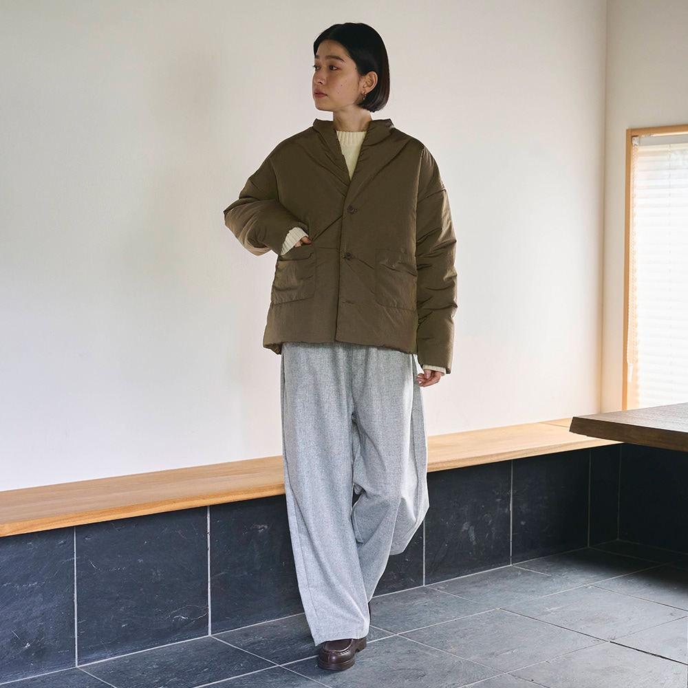 NARU(ナル) ウールリサイクルクロス ノッポパンツ 6569311BF