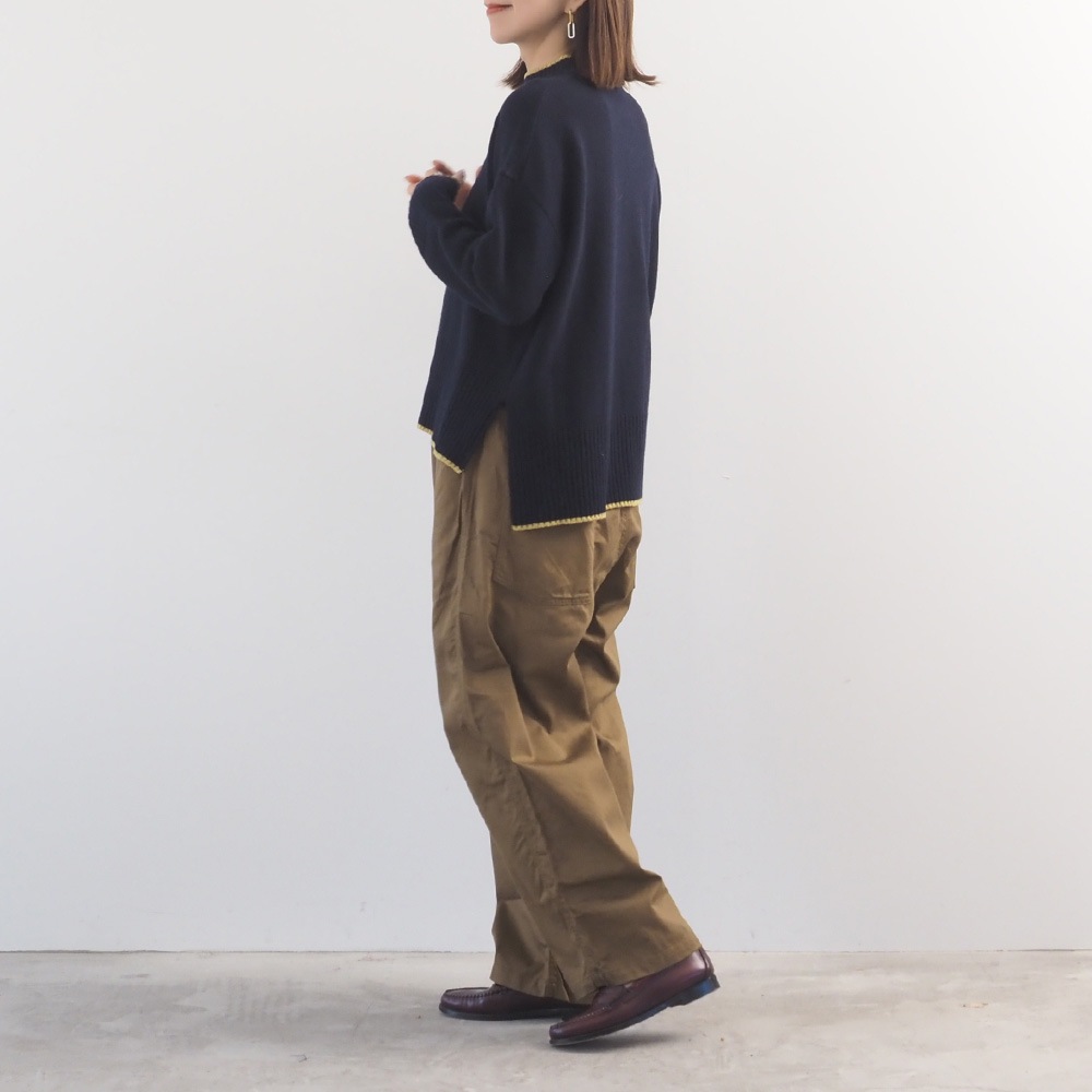 新品訳あり商品！NARU cotton 100%ワイドラップパンツ ベェージュ NARU(ナル) 20カツラギ ノッポパンツ 647101TS | all_items | NARU