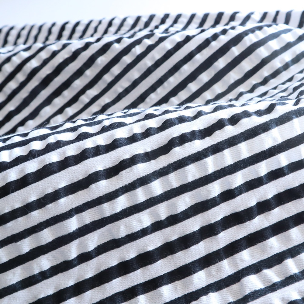 NARU(ナル) 60ローンリップルチェック＆ストライプ ゆったりブラウス 649831