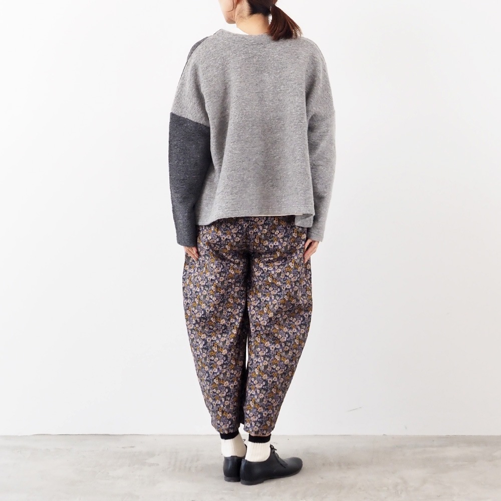 NARU(ナル) トラベルウールプレミア バイカラーカーディガン 665225