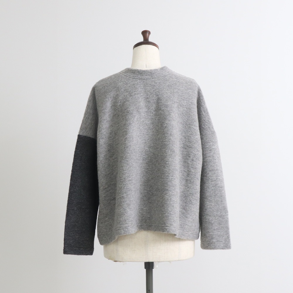 NARU(ナル) トラベルウールプレミア バイカラーカーディガン 665225