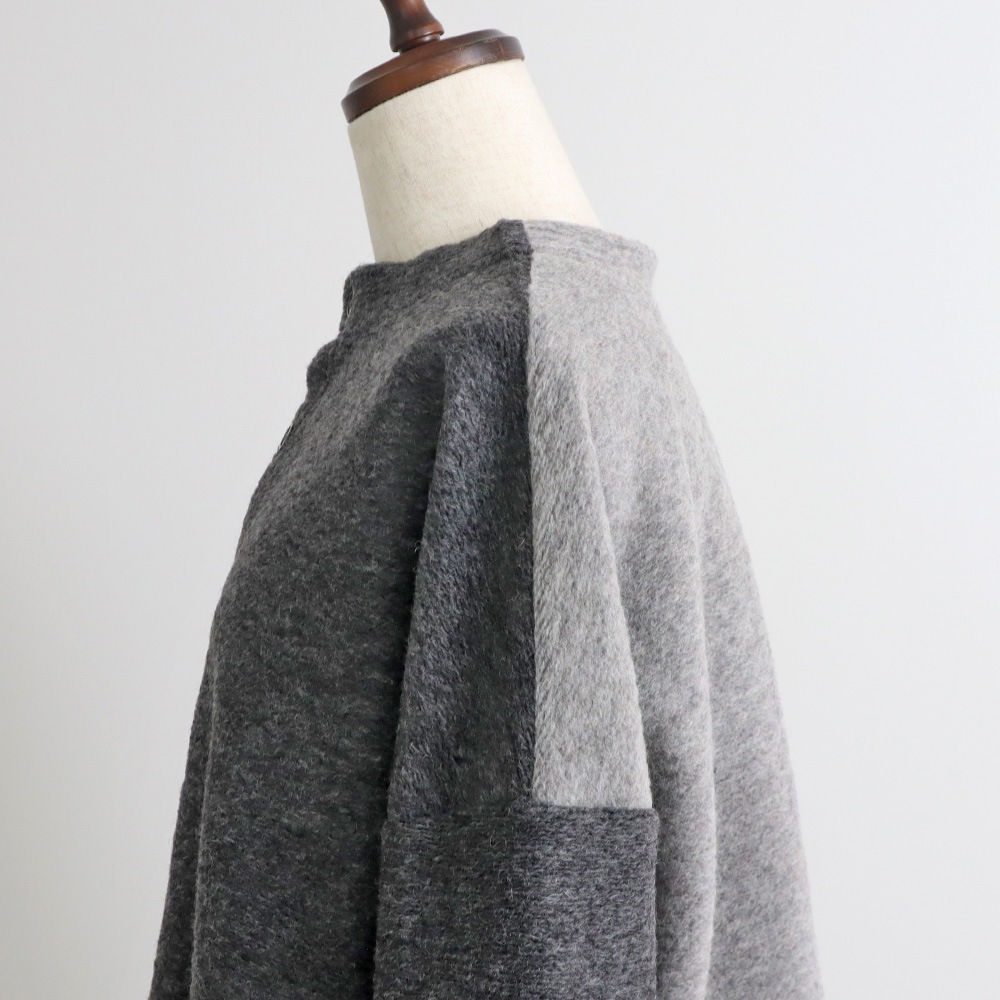 NARU(ナル) トラベルウールプレミア バイカラーカーディガン 665225