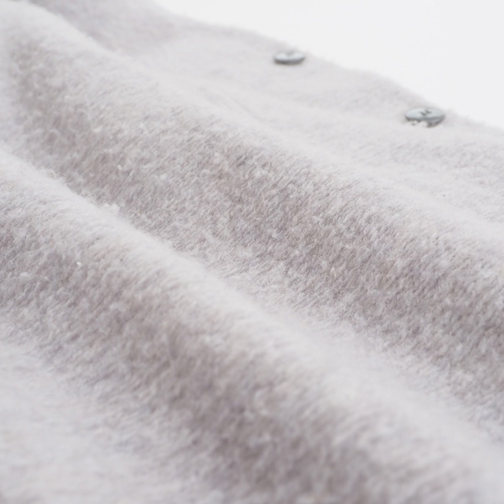 NARU(ナル) トラベルウールプレミア バイカラーカーディガン 665225