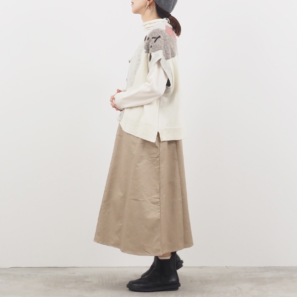 NARU(ナル) ミラノラム 羊ジャガードベスト 660601 | all_items | NARU