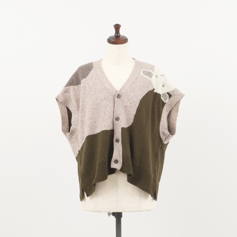 NARU(ナル) ミラノラム 羊ジャガードベスト 660601 | all_items | NARU