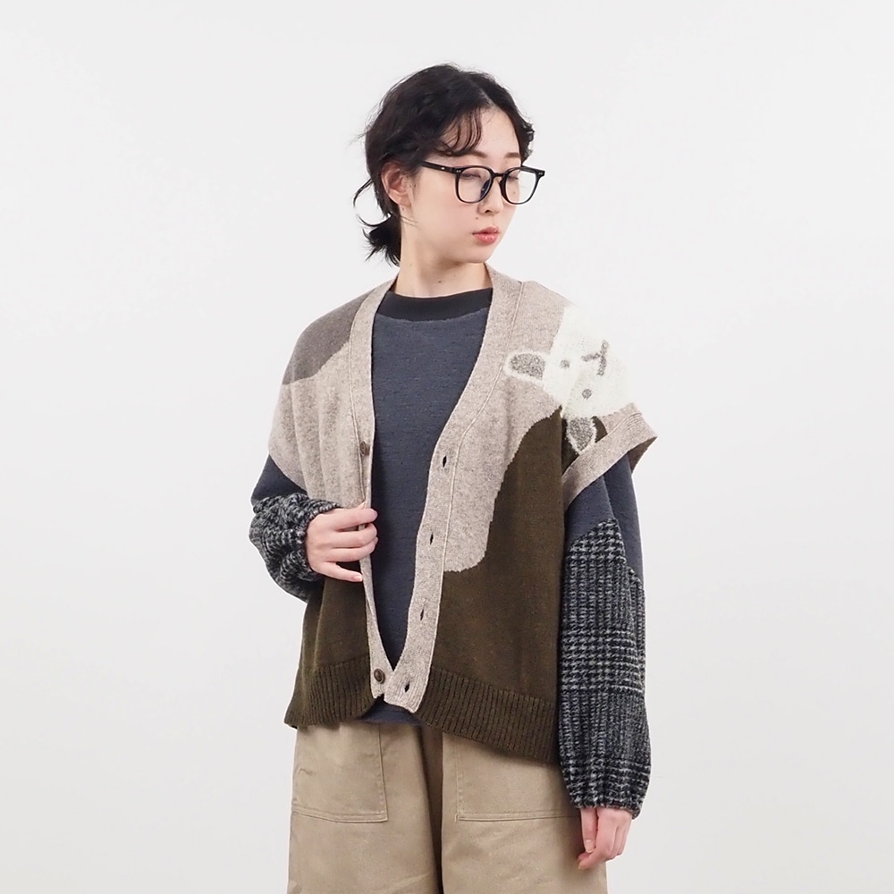 人気商品・限定商品ばかりの「超得 半額福袋」が販売開始 NARU(ナル) all_items | 660601 羊ジャガードベスト ミラノラム トップス