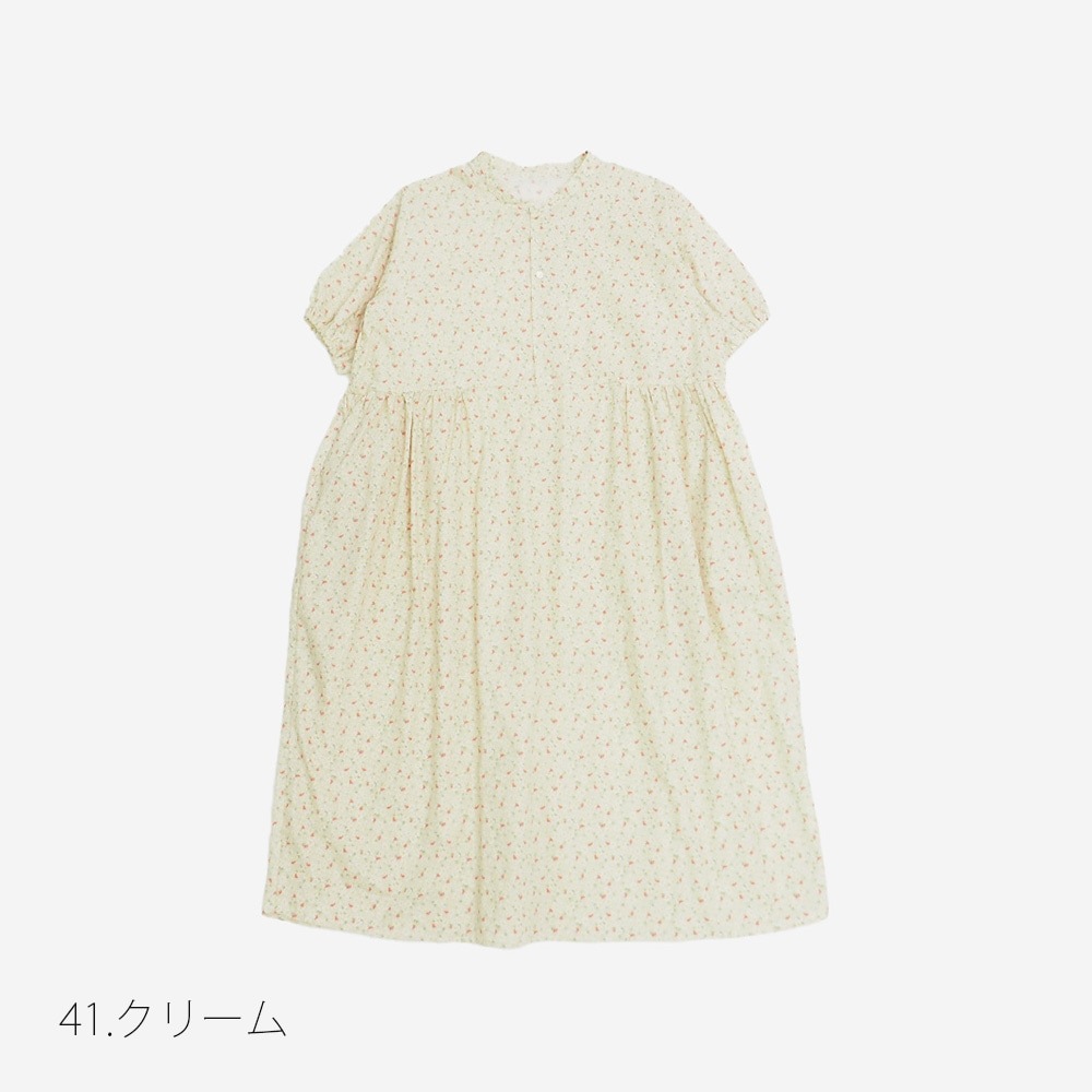 ＼まさかの数量オーバーで特別価格！／<br>ブロードBOTANICAL HARMONY コクーンワンピース 663915