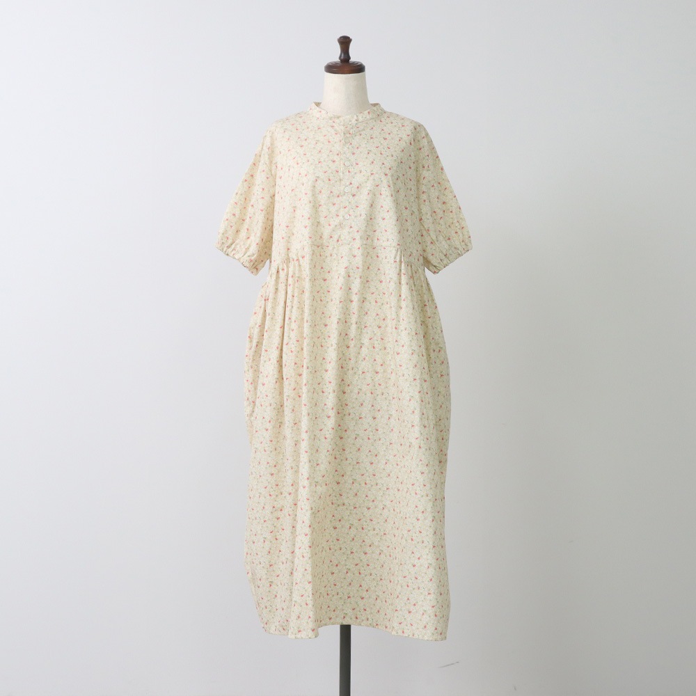 ＼まさかの数量オーバーで特別価格！／<br>ブロードBOTANICAL HARMONY コクーンワンピース 663915