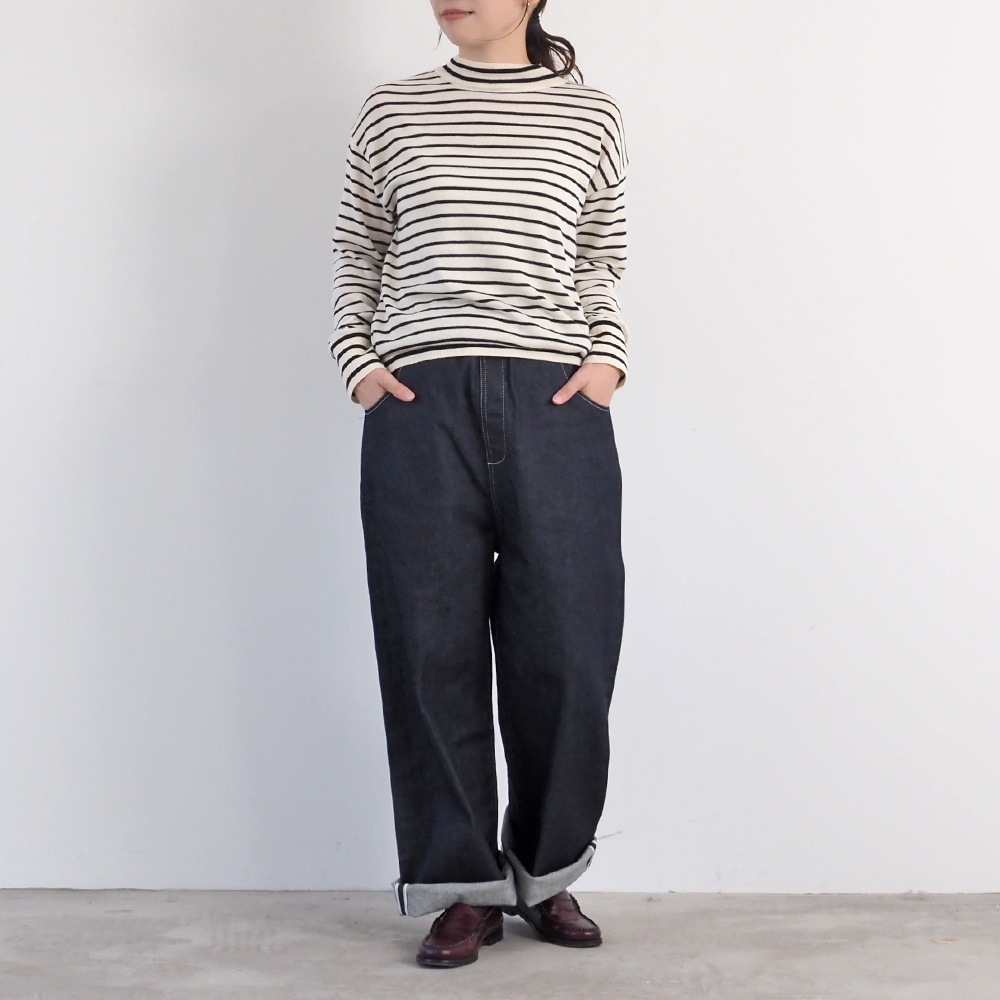 NARU(ナル) 13.5ozデニム ノッポセルヴィッチパンツ 674825