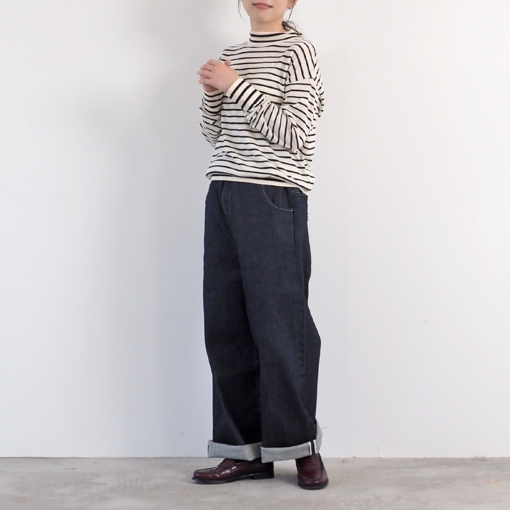 NARU(ナル) 13.5ozデニム ノッポセルヴィッチパンツ 674825