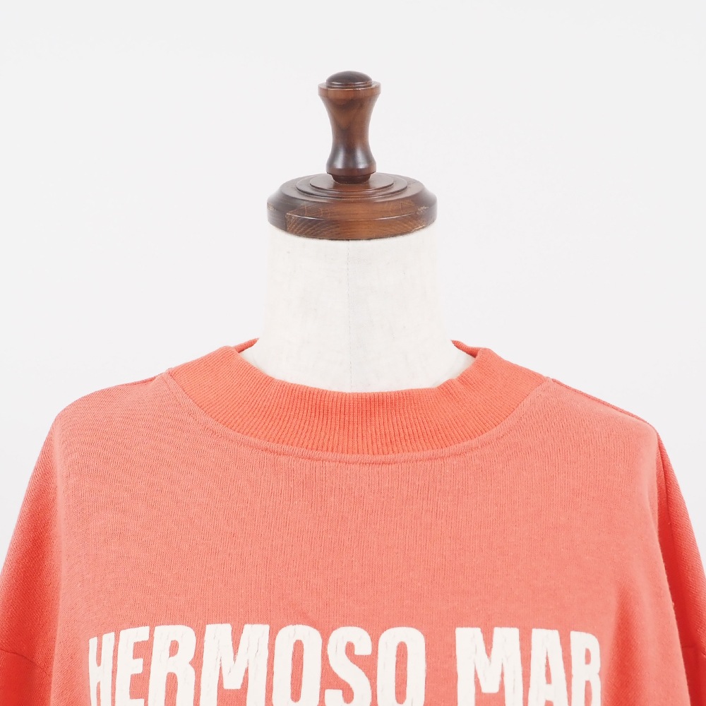 NARU(ナル) グランコットンヴィンテージ裏毛 HERMOSOプリントプルオーバー 659015