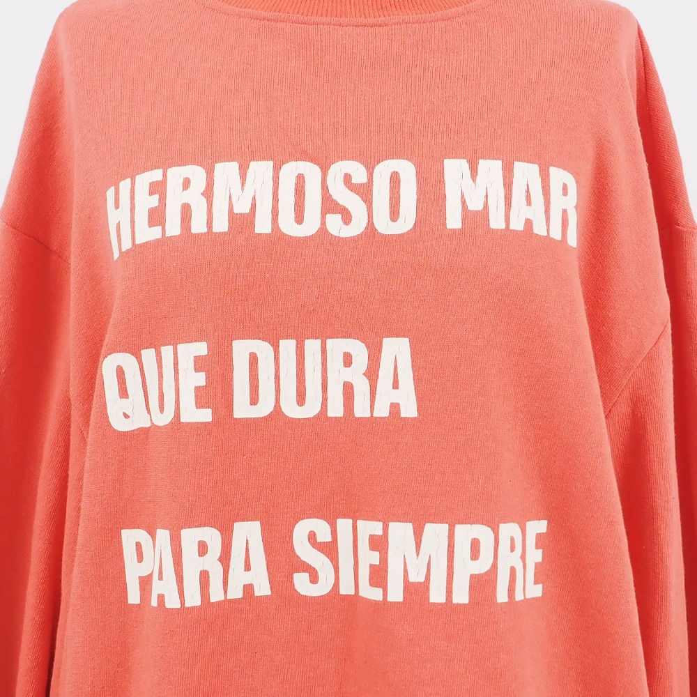 NARU(ナル) グランコットンヴィンテージ裏毛 HERMOSOプリントプルオーバー 659015