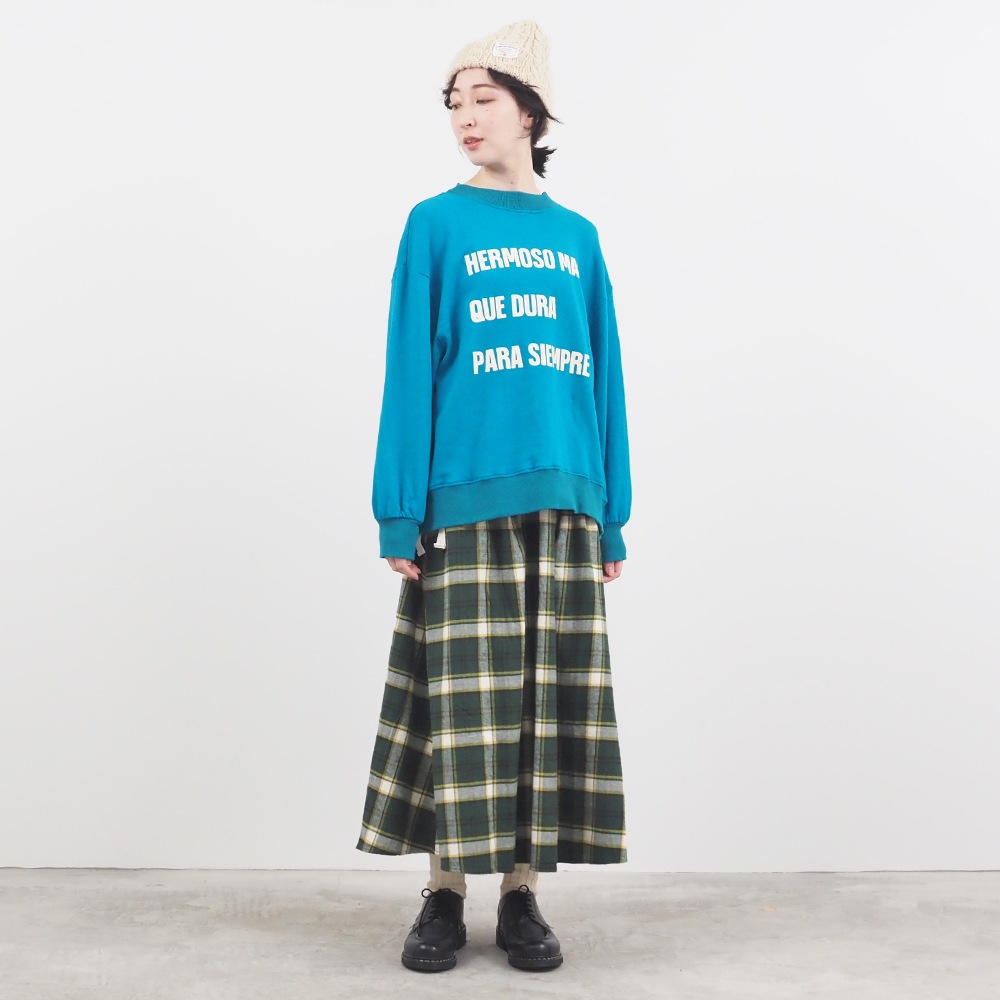 NARU(ナル) グランコットンヴィンテージ裏毛 HERMOSOプリントプルオーバー 659015