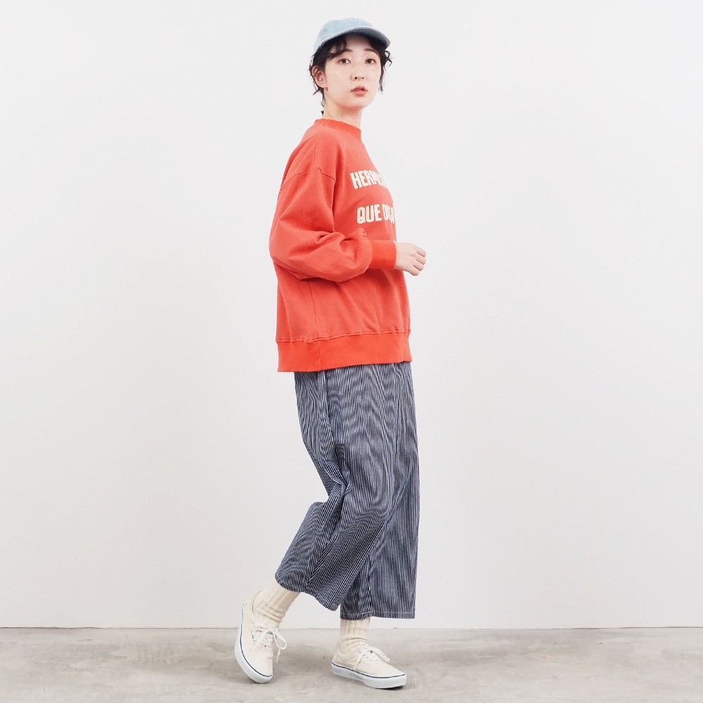 NARU(ナル) グランコットンヴィンテージ裏毛 HERMOSOプリントプルオーバー 659015