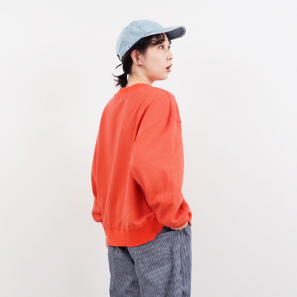 NARU(ナル) グランコットンヴィンテージ裏毛 HERMOSOプリントプルオーバー 659015