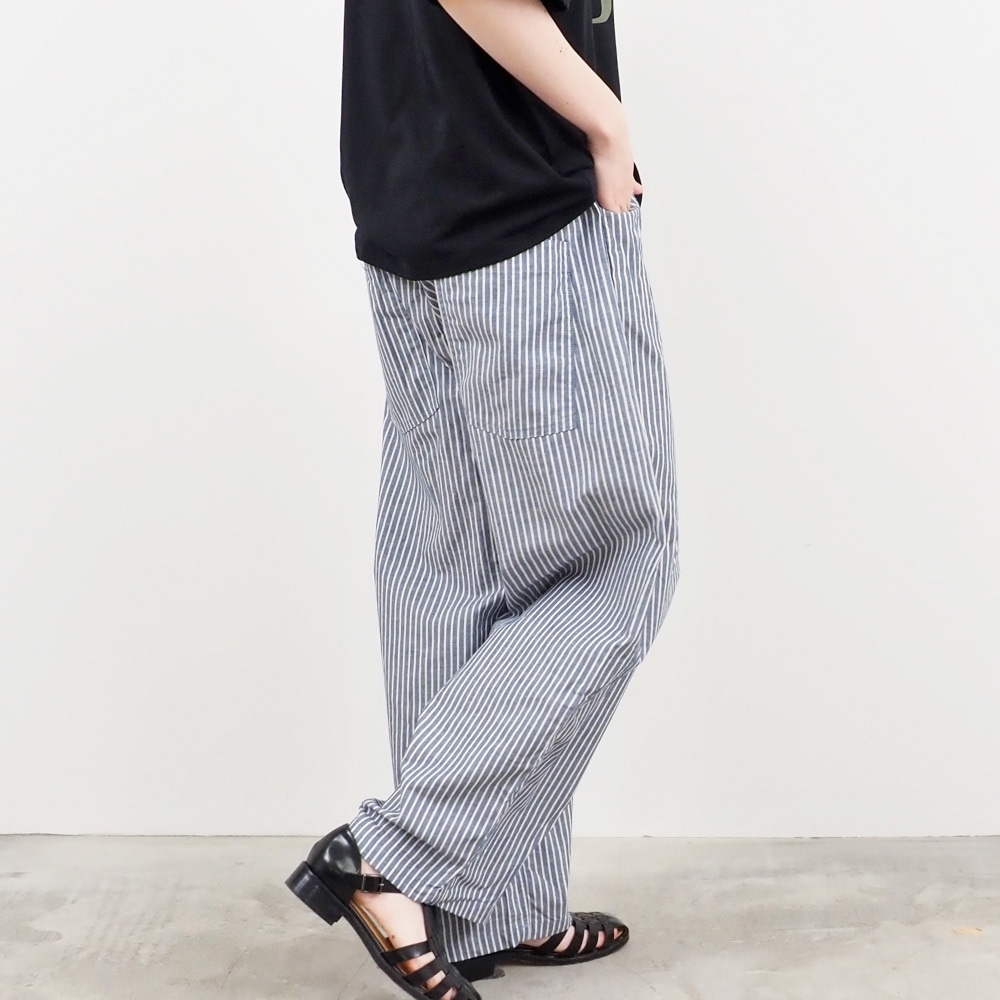 NARU(ナル) サマームラデニムストライプ ノッポパンツ 662817