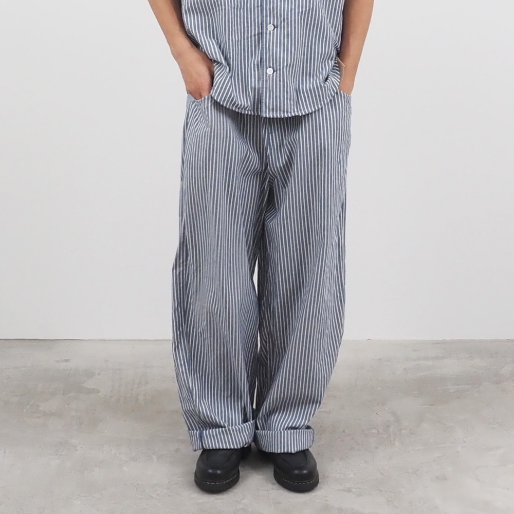NARU(ナル) サマームラデニムストライプ ノッポパンツ 662817