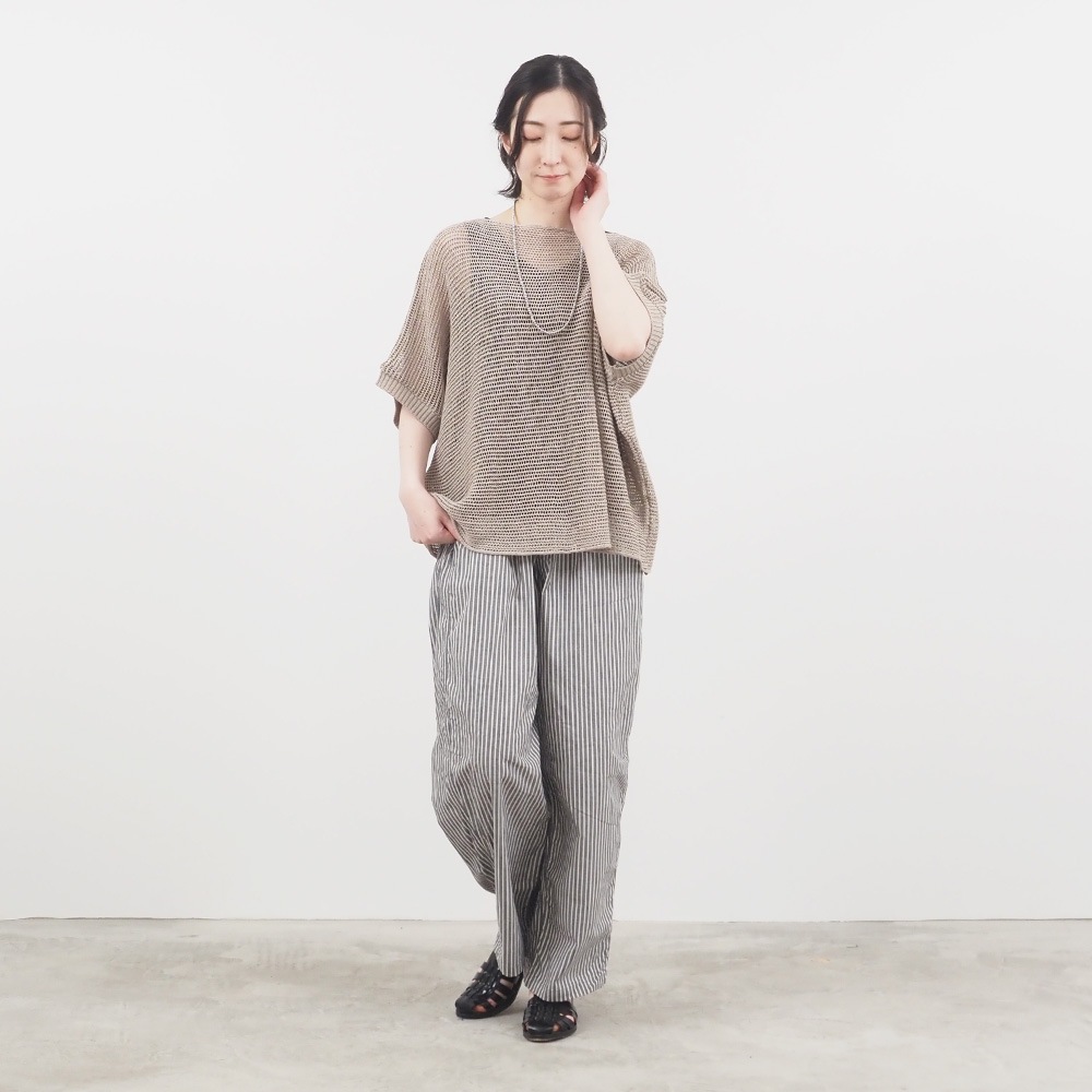 NARU(ナル) サマームラデニムストライプ ノッポパンツ 662817