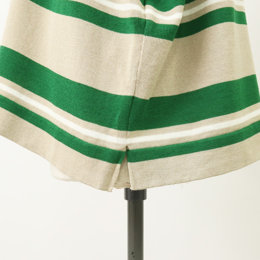 NARU(ナル) スノーコットン マルチボーダーワイドニット 661711