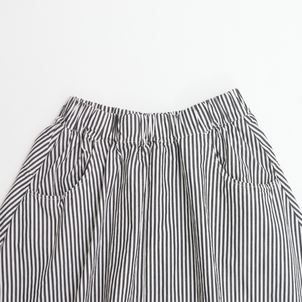 NARU(ナル) ロンドンストライプ ノッポスカート(9分丈) 667806