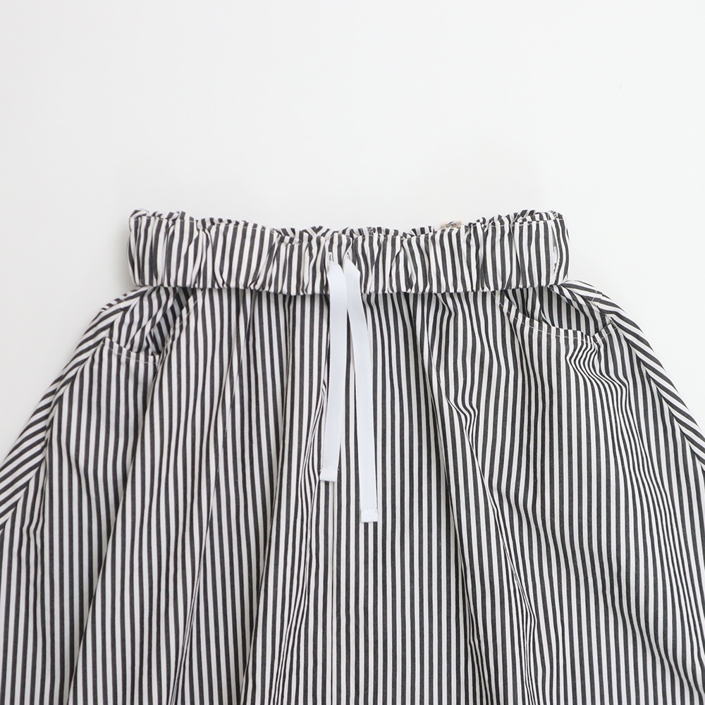 NARU(ナル) ロンドンストライプ ノッポスカート(9分丈) 667806