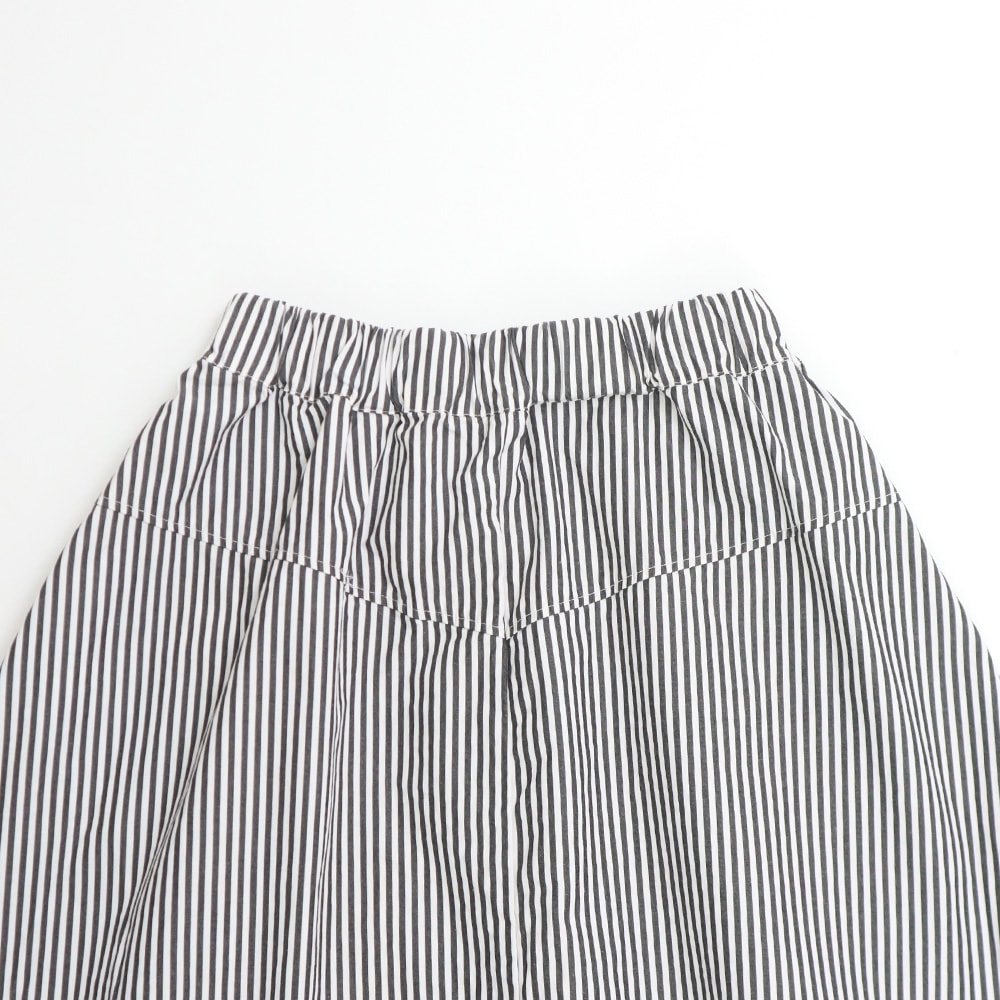 NARU(ナル) ロンドンストライプ ノッポスカート(9分丈) 667806