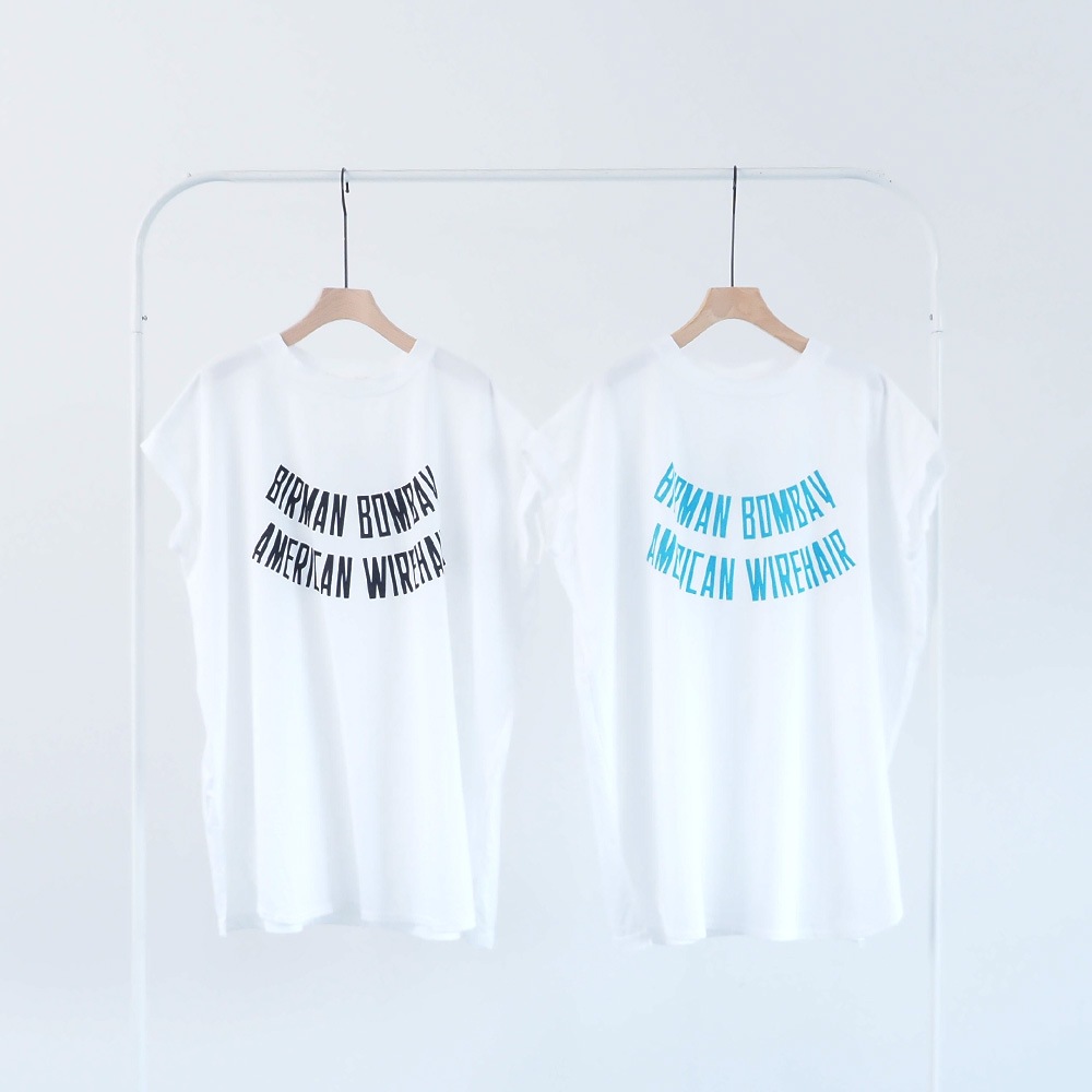 NARU(ナル) ユビキタスコットン BIRMAN BOMBAYプリント ラインシャツ 667003