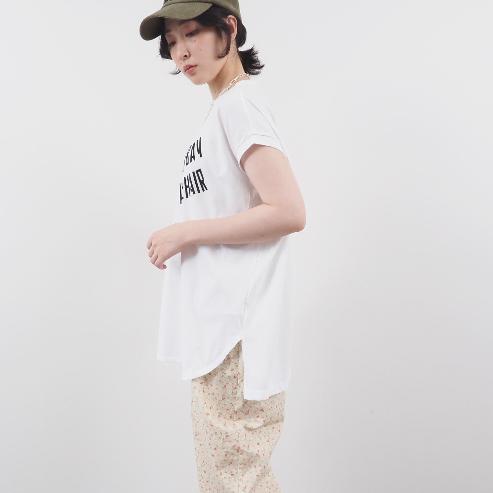 NARU(ナル) ユビキタスコットン BIRMAN BOMBAYプリント ラインシャツ 667003