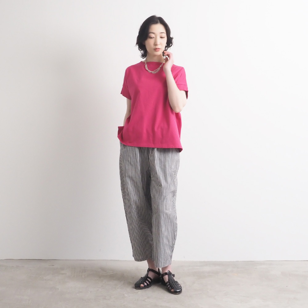 NARU(ナル) サマームラデニムストライプ エッグパンツ 6718351