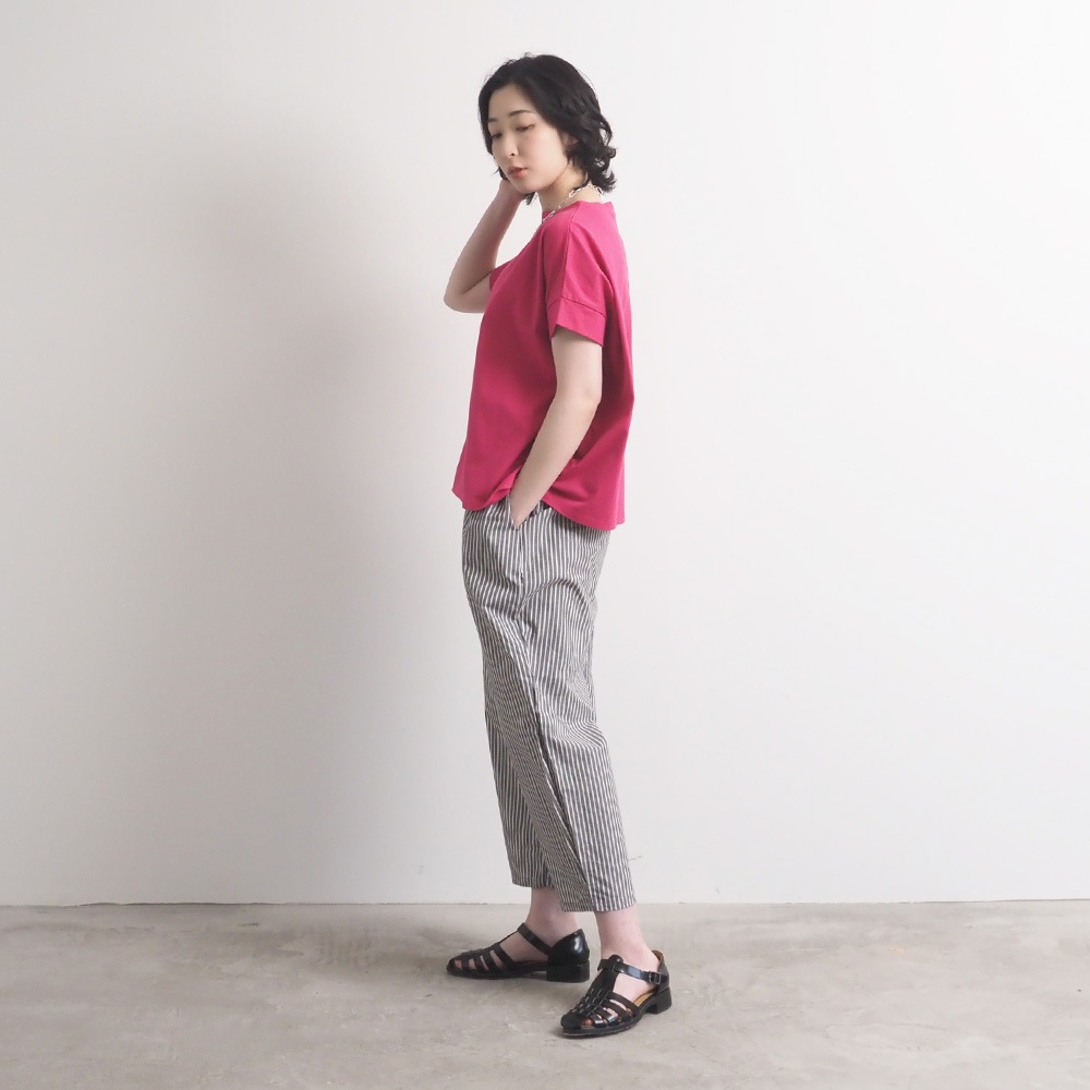 NARU(ナル) サマームラデニムストライプ エッグパンツ 6718351