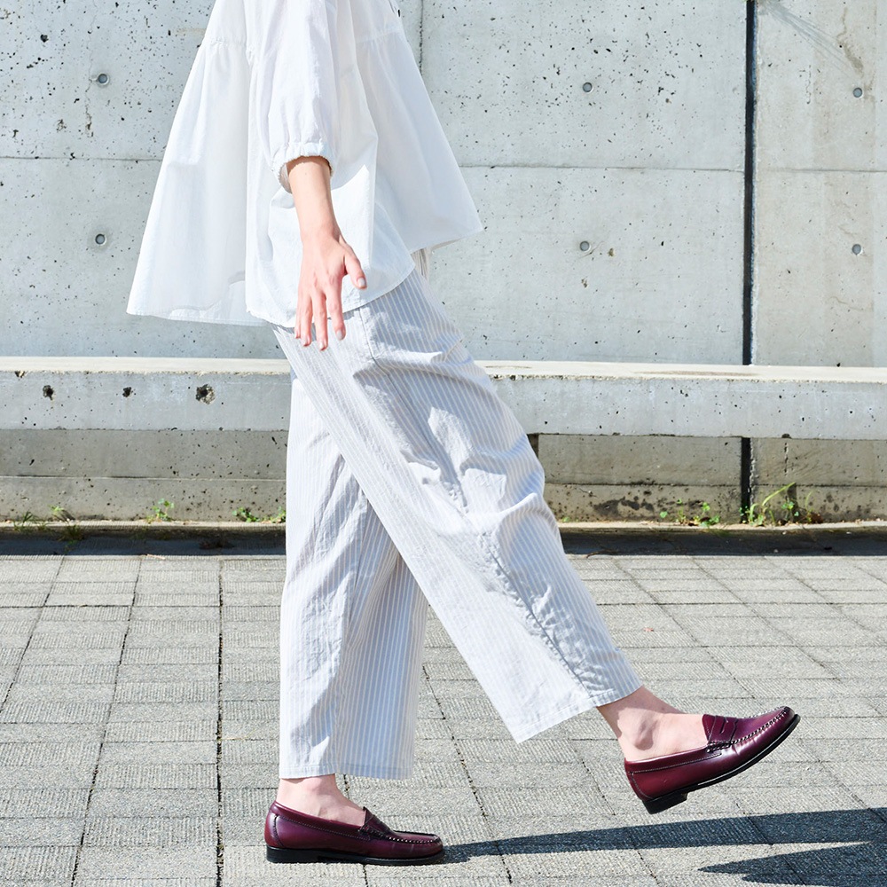 NARU(ナル) サマームラデニムストライプ エッグパンツ 6718351