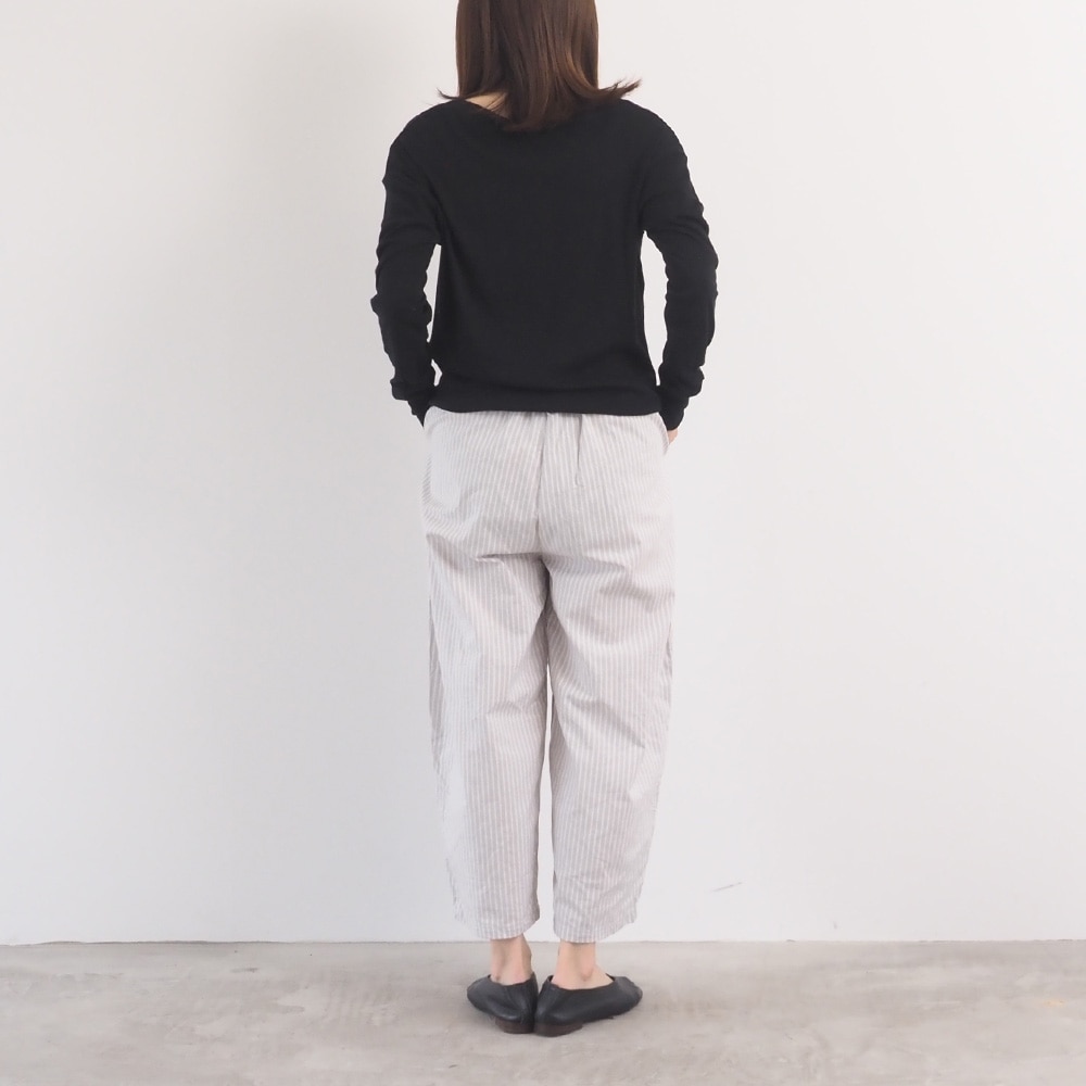 NARU(ナル) サマームラデニムストライプ エッグパンツ 6718351