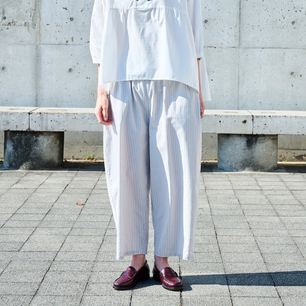 NARU(ナル) サマームラデニムストライプ エッグパンツ 6718351