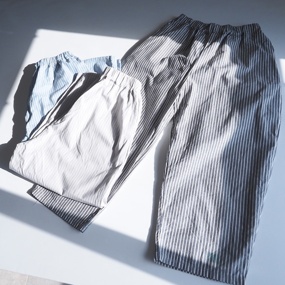 NARU(ナル) サマームラデニムストライプ エッグパンツ 6718351