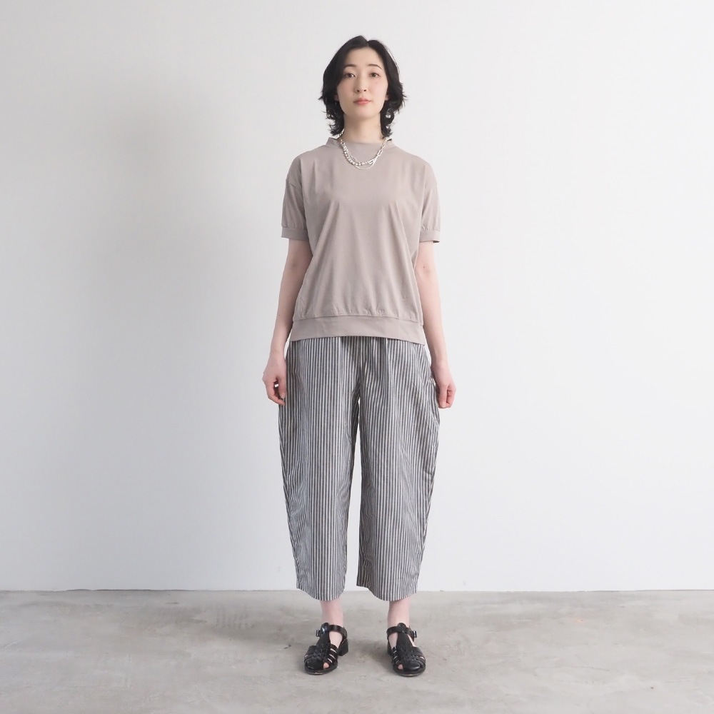 NARU(ナル) サマームラデニムストライプ エッグパンツ 6718351