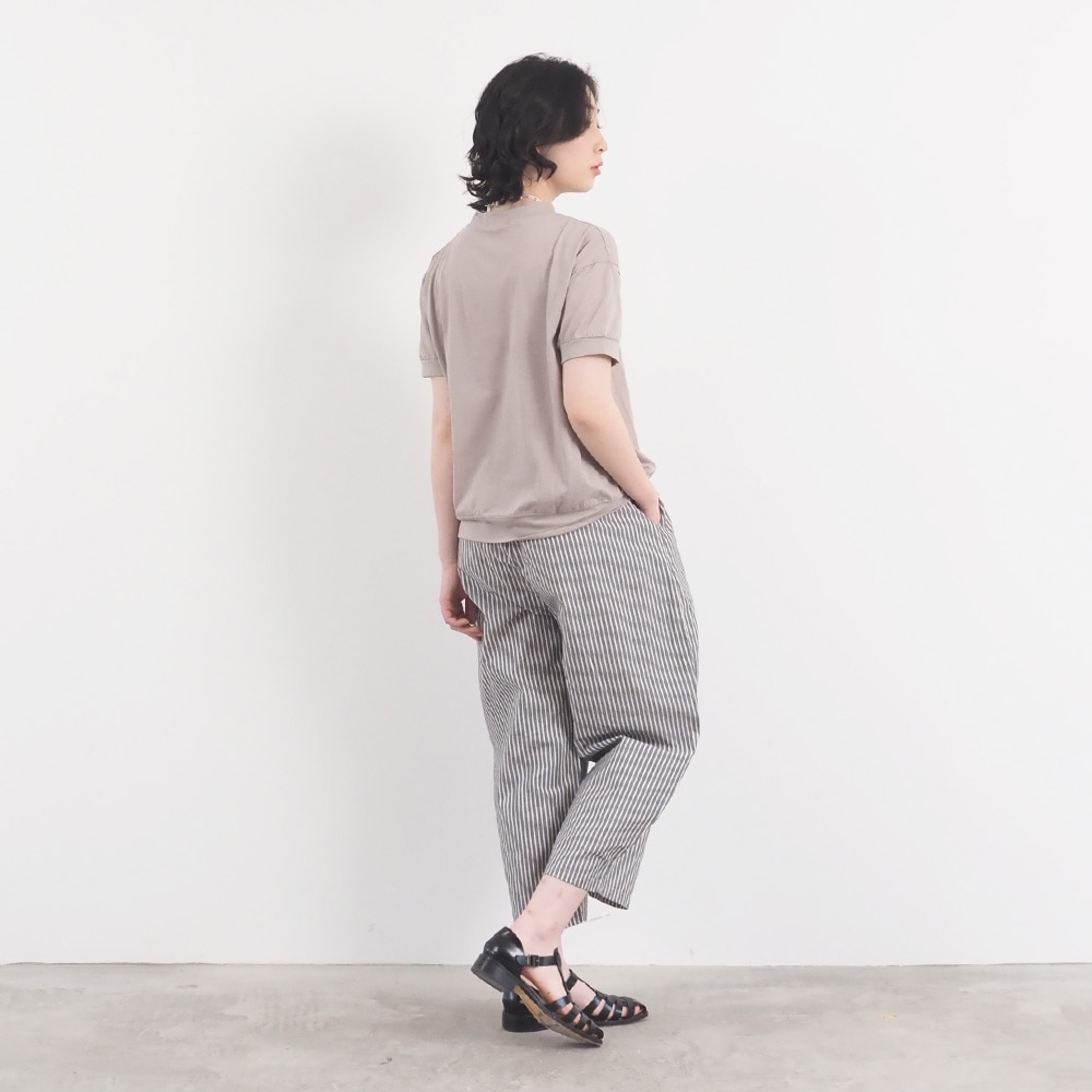 NARU(ナル) サマームラデニムストライプ エッグパンツ 6718351