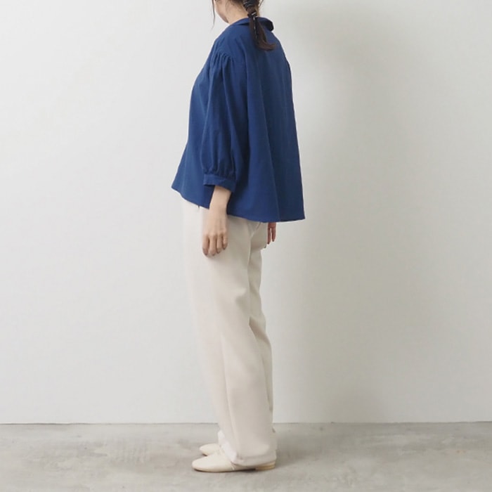 NARU(ナル) 60ふんわりローン ダブルボタンシャツ 654917